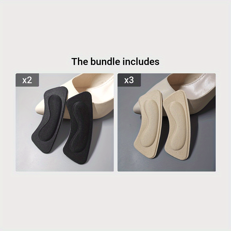 Pair/5 Pairs Heel Protection Pads Anti-wear Pads Heel Stickers Thickened  Anti-fall Heel Pads High Heel Stickers Large Modification Small Super Soft