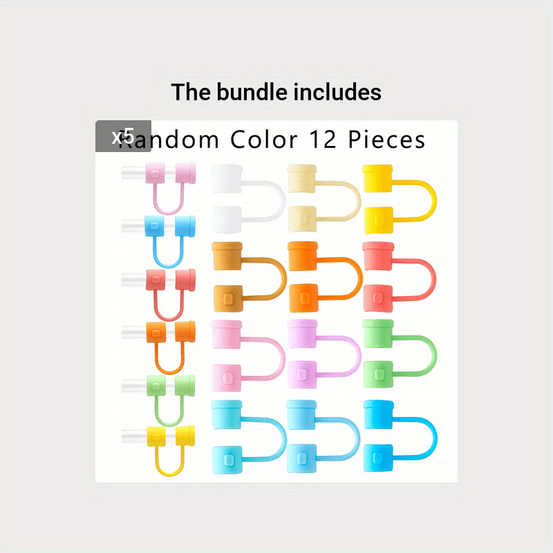 Silicone Straw Tips - 10 Pack