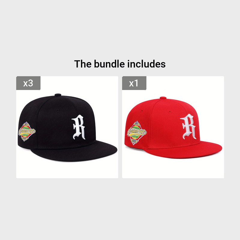 Cappello Snapback Personalizzabile - Ricamo Testo O Logo, Regalo Hip-Hop Per Uomo/Donna