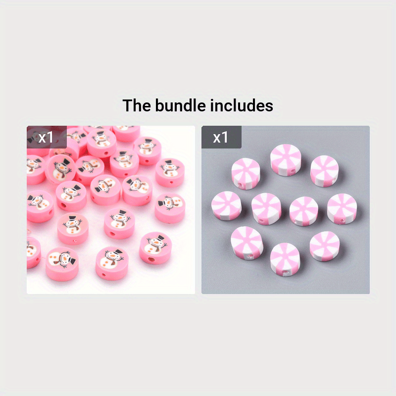 Mini Polymer Clay Bead Kit  Pink & Red – Golden Thread, Inc.