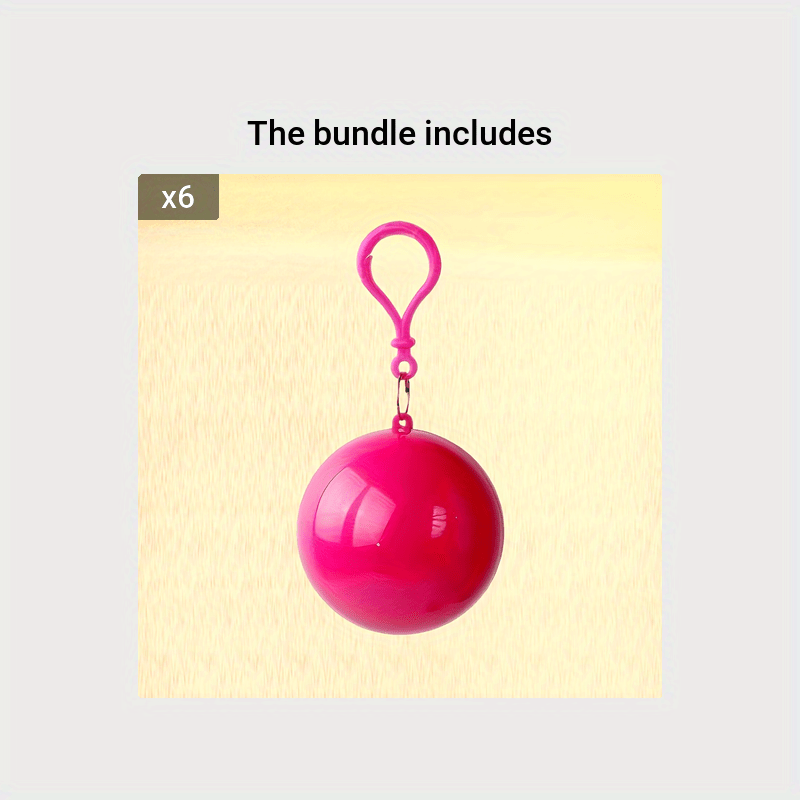 Disposable Rain Ponchos with Ball Storage Box for Outdoors