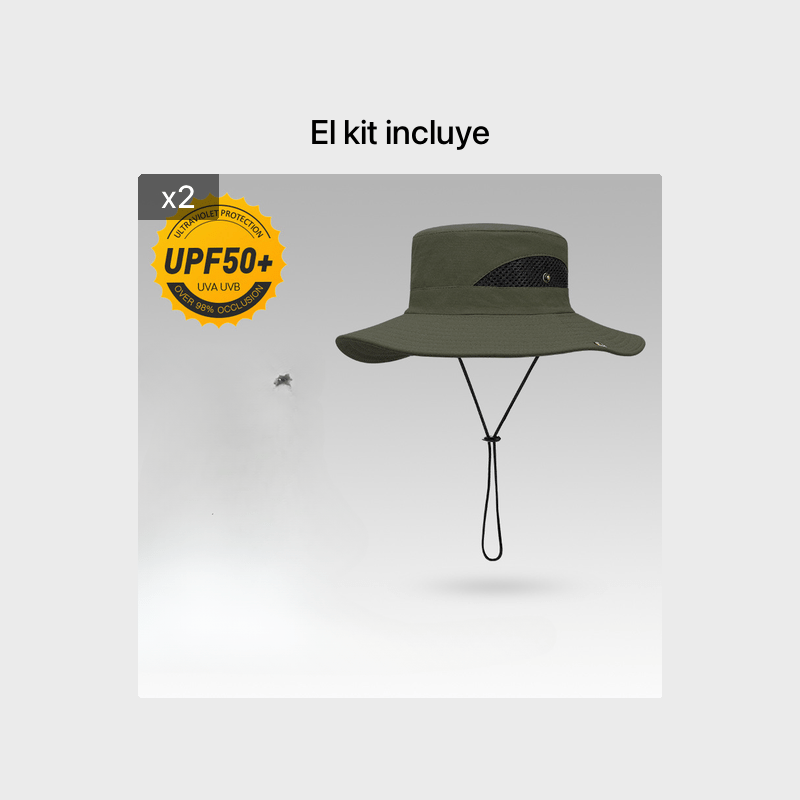 Gorras Sombrero Gorro Pescador Sombrero de Sol de Verano para Hombre Pesca  al Aire Libre Senderismo Escalada Cubo Sombreros de Malla Transpirable  Sombrero antisol Gorra Grande de ala Ancha Regalos : 