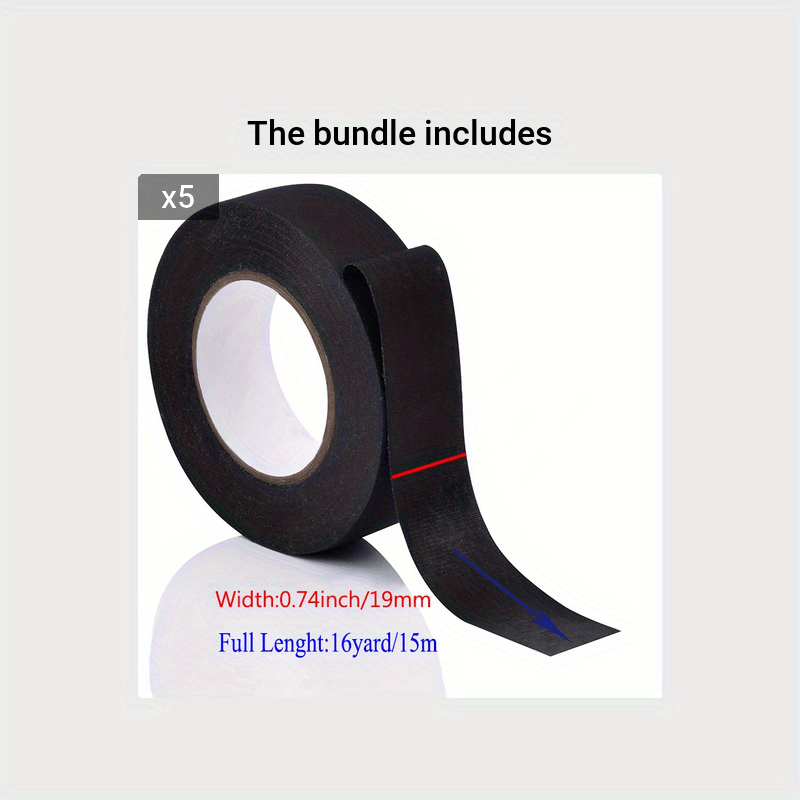 5pcs Car Wiring Harness Tape for Electricians