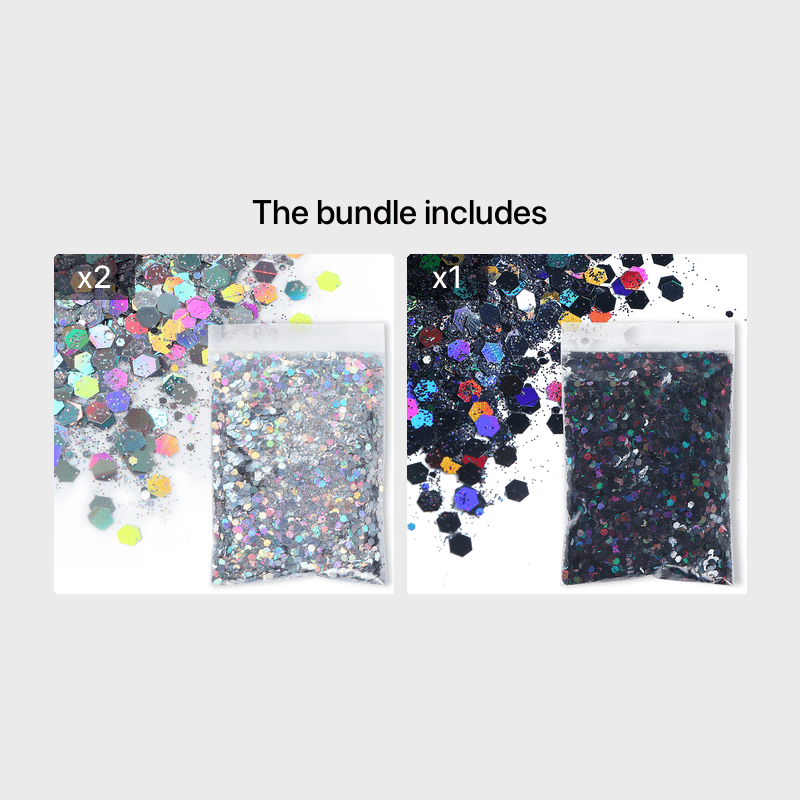 Laser Nail Glitter Sequins chunky Holographic Nail Flakes - Temu United  Arab Emirates