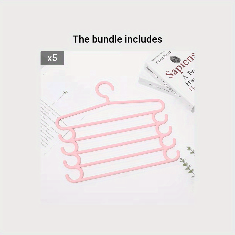 5-Layer Closet Storage Organizer for Pants, Towels, Scarves - Clothes Hangers