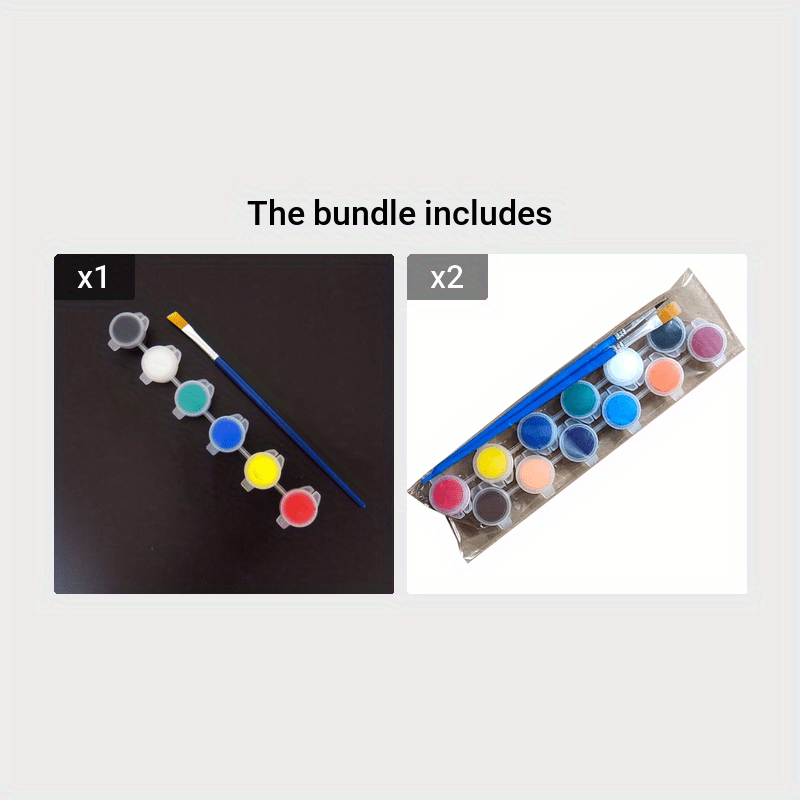 Acrylic Paint Set Watercolor Painting 12 Color Set Diy Stone - Temu