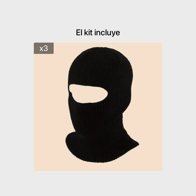 Balaclava, Oxford Para Hombre (negro, Tubo De Cuello)