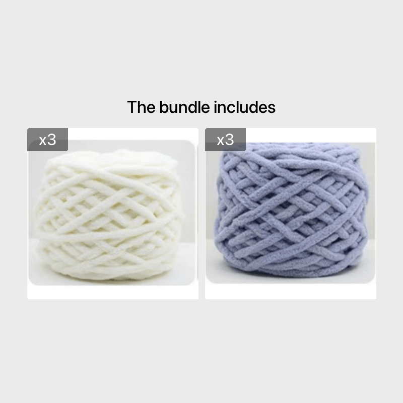 10 x 100g Velvet Knitting Yarn Soft Crochet Chunky Craft Wool Ball Mix  Colour
