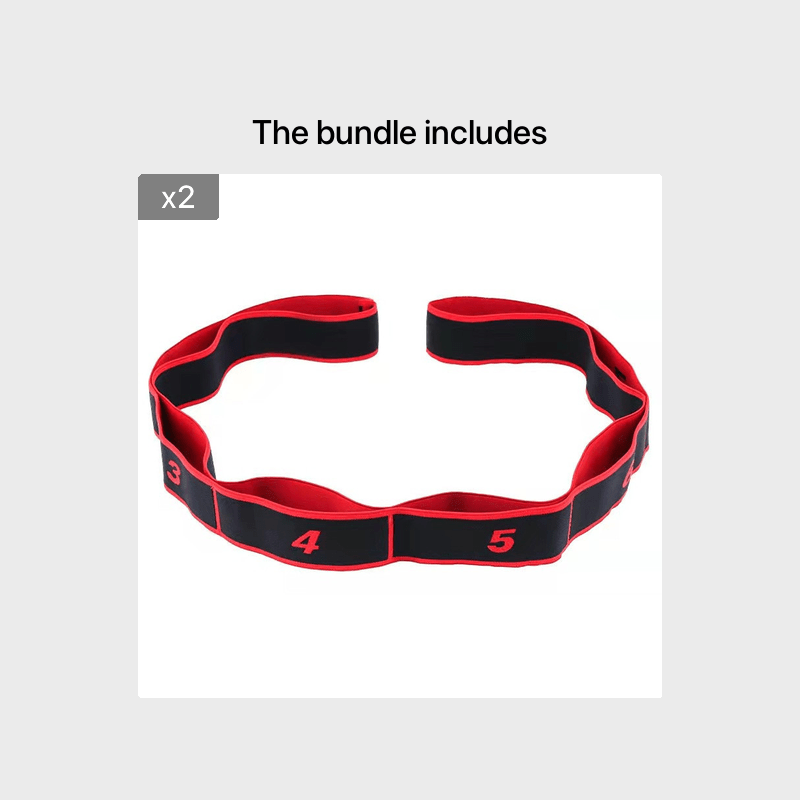 WowDude Latest Children?s Dance Training Elastic Band Stretching Straps  Multi Loops Adjustable Exercise Bands Elastic Exercise Band Leg Exercise  Yoga Equipment for Home Workouts-8 Loops : : Sports & Outdoors