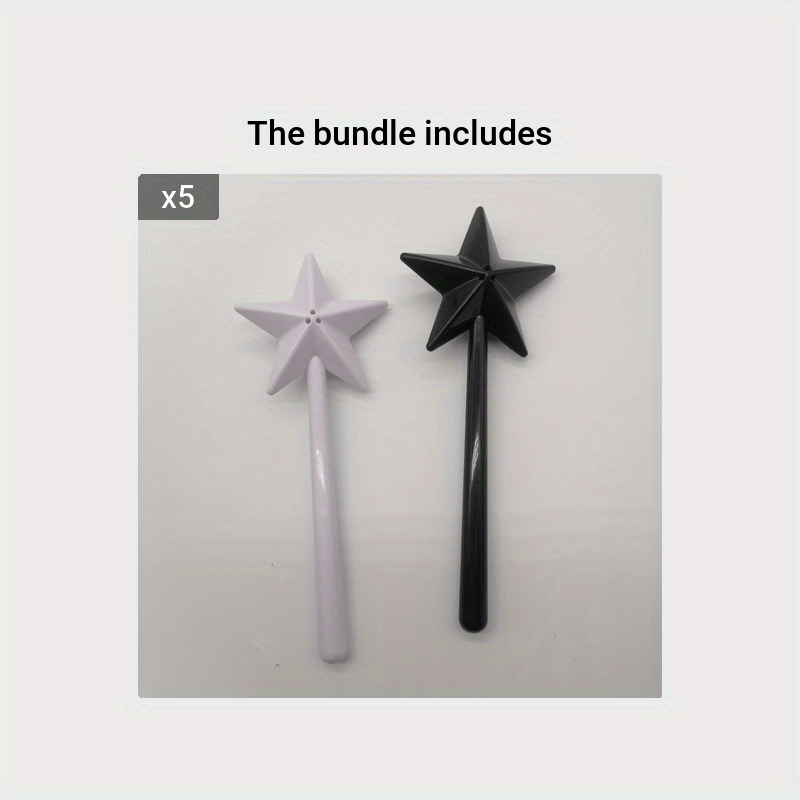  3pcs Salt and Pepper Shaker Magic Wands Salt And Pepper Wand  Shakers, Black and White and Pink, Star Wand Salt And Pepper Shakers,  Halloween, Christmas Kitchen Accessories: Home & Kitchen