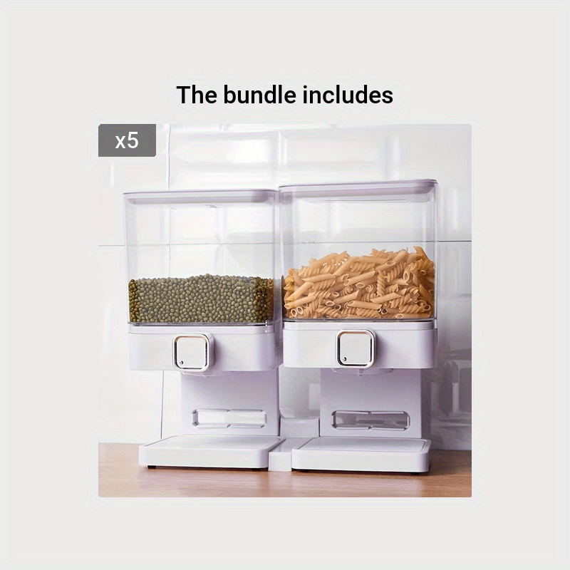 Produce Bins, Home Kitchen Double Head Double Barrel Food Dispenser, Food  Storage Fresh-keeping Dispenser, For Candy, Nut, Rice, Granola Cereal,  Oatmeal Dispenser, Kitchen Supplies - Temu Australia