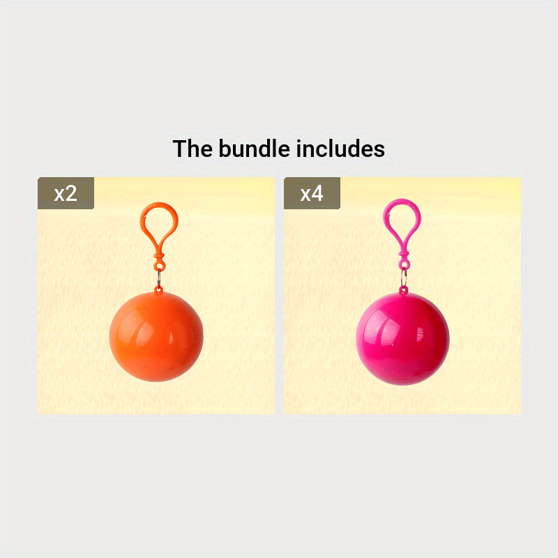 Disposable Rain Ponchos with Ball Storage Box for Outdoors