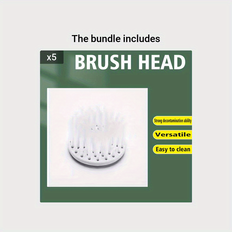 1pc 5-in-1 Cleaning Brush Electric Spin Scrubber, Electric