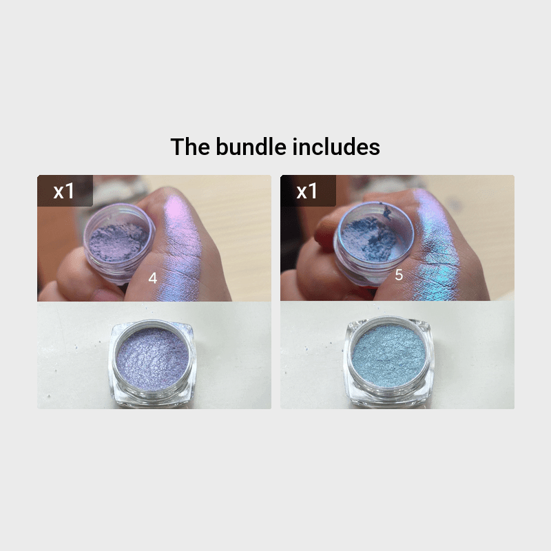 Infinite Chrome Laser Eyeshadow Chameleon Pigment Rainbow Eyeshadow Powder  Light Change Holographic Eyeshadow Pigment Glitter