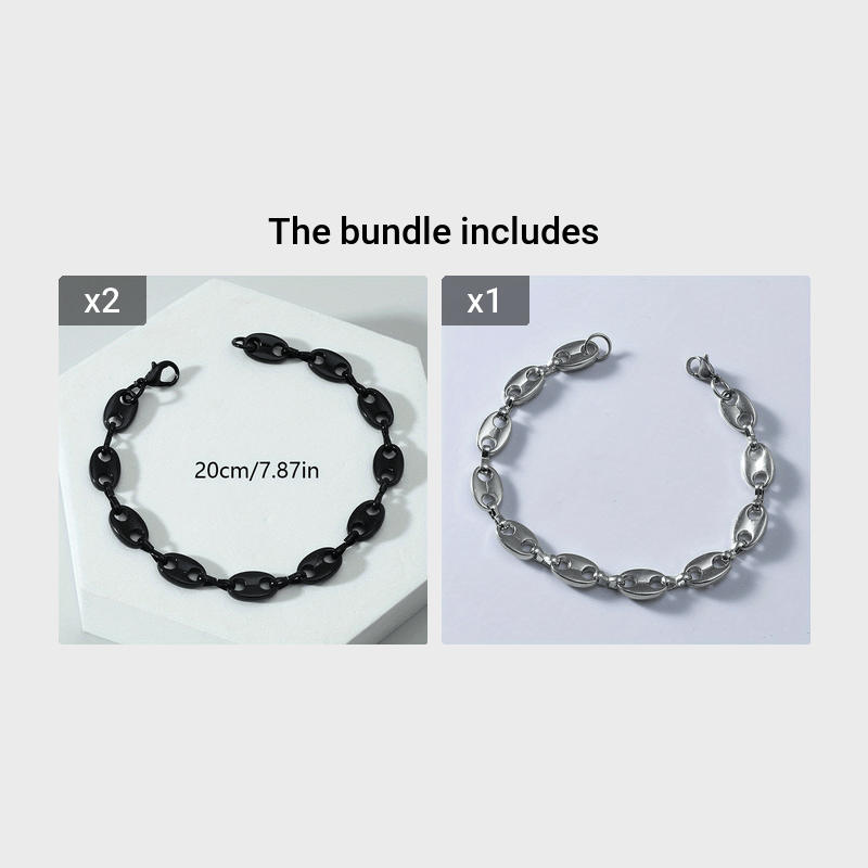 Pig Nose Zinc Alloy Bracelet
