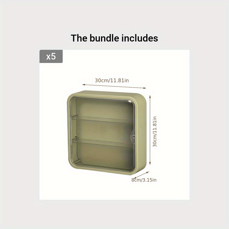 Wall Mounted Acrylic Hand Organizer & Bubble Matt Blind Box Display Rack