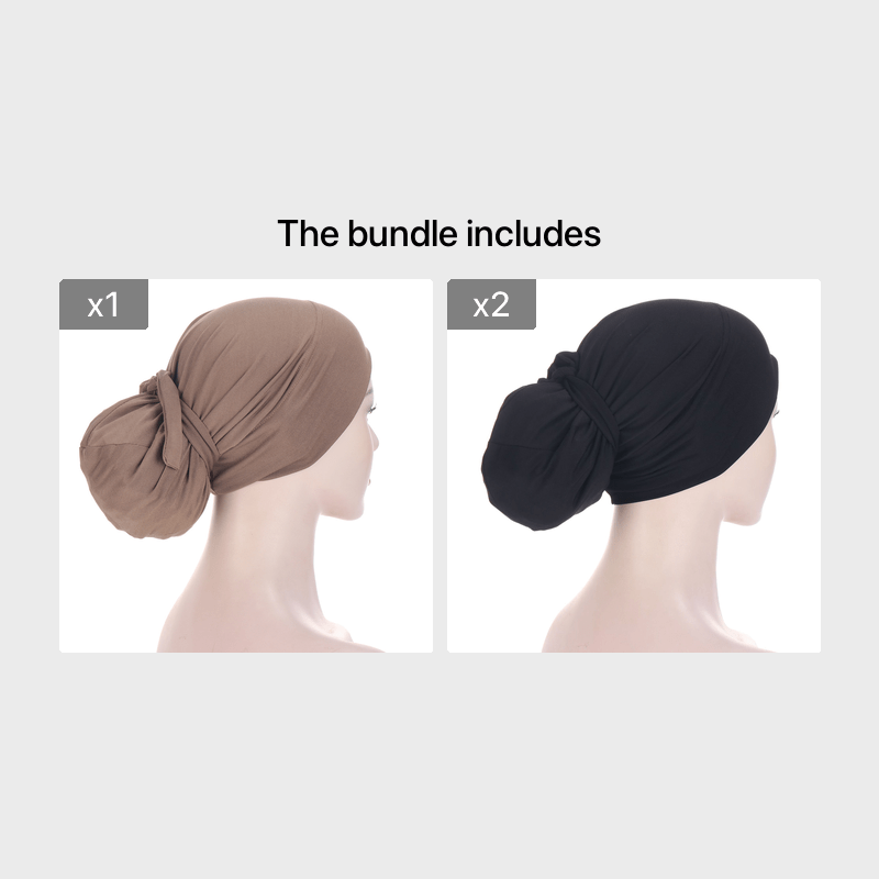 Strappy Beanie Turban Cap Headwear for Women