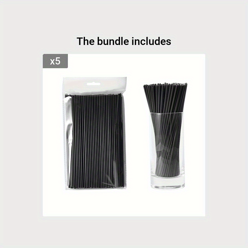 Plastic Coffee Stirrers Sticks, 7 Inch Coffee Stirrer Sip Straws,  Disposable Drink Stirrer Sticks Health and Safety Three-hole Coffee Straw  (Coffee