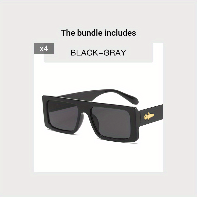 1pc * Men's Sports Cycling Sunglasses, Trendy Cool Square Sunglasses,  Luxury Brand Punk Retro Sunglasses