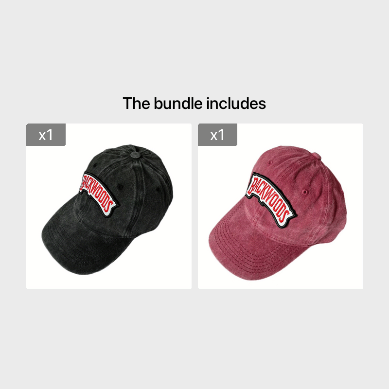 Embroidery Washed Baseball Cap Pure Cotton Sweat-absorbing