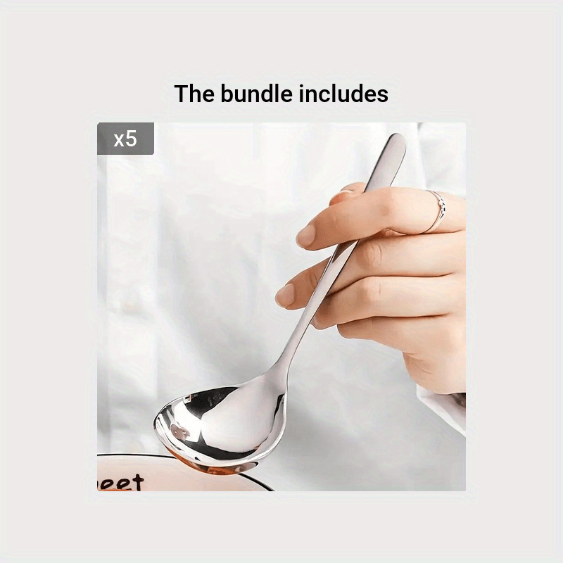 304 Stainless Steel Thickened Spoon Creative Long Handle Hotel Hot Pot  Spoon Soup Ladle Home Kitchen Essential Tools For Restaurant Kitchen - Temu