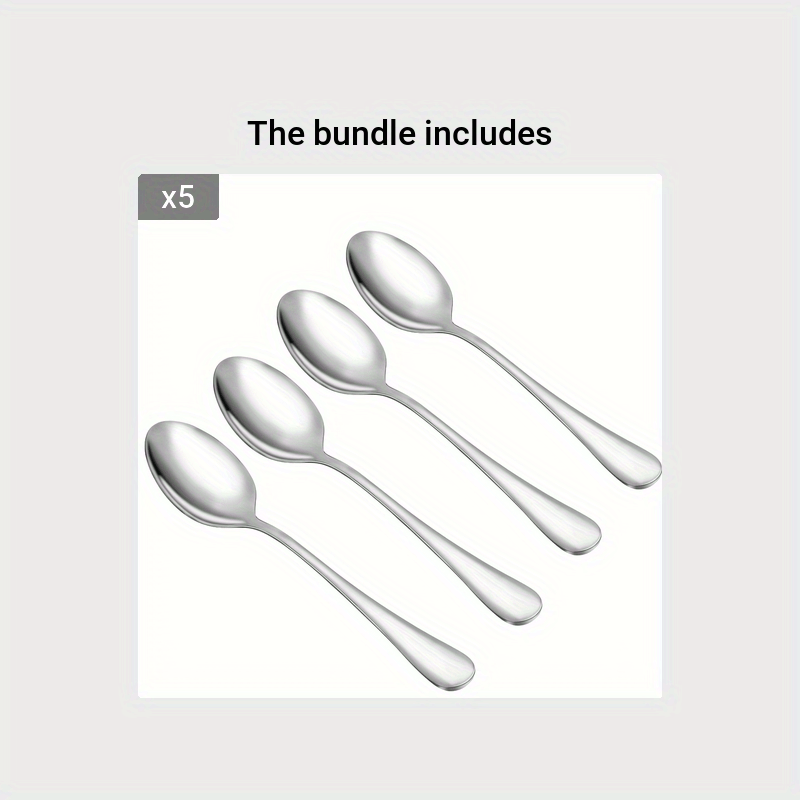 Dinner Spoon,Tablespoons,Premium Food Grade Stainless Steel Spoons,Durable  Metal Spoons,Tablespoon,Mirror Finish & Dishwasher Safe,Use for