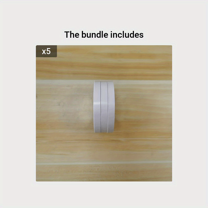 3 Rolls Double Sided Tape 0.5-1.5 Width Tear by Hand Paper Backing
