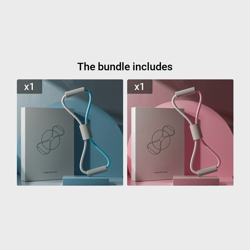 Yoga Elastic Resistance Band Double Pulling Rope for Exercise
