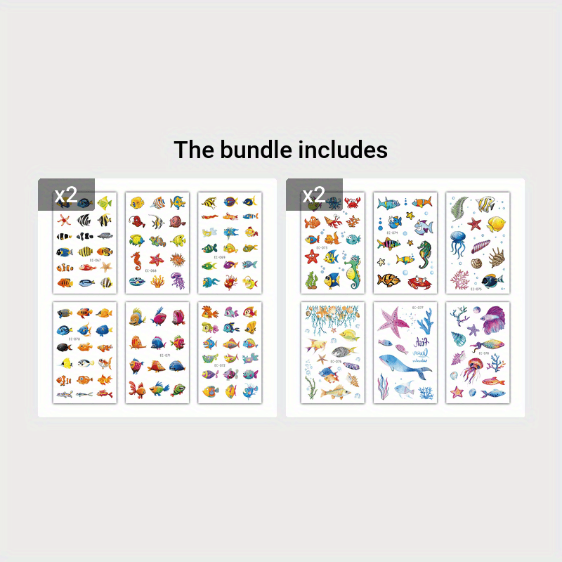 Fishing Birthday Party Sticker Bundle