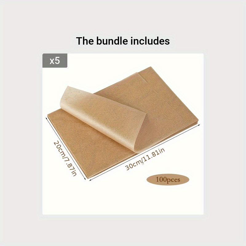 Unbleached Parchment Baking Paper Pre cut Non stick - Temu