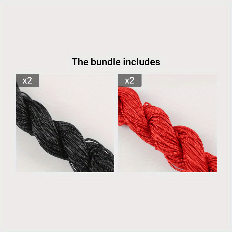 Custom Made Braided 1mm 2mm Thin Red/Black/Orange Color Silk Thread Cord -  China Silk Jewelry Thread and Threads price