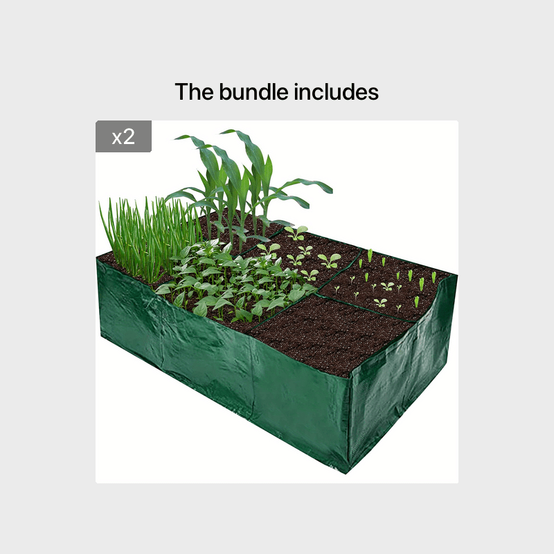 Letto Rialzato Da Giardino Con Vaso – 91x61x69 Cm, Tessuto E Plastica, Per Balcone E Terrazzo, Anti-UV, Orto Rialzato