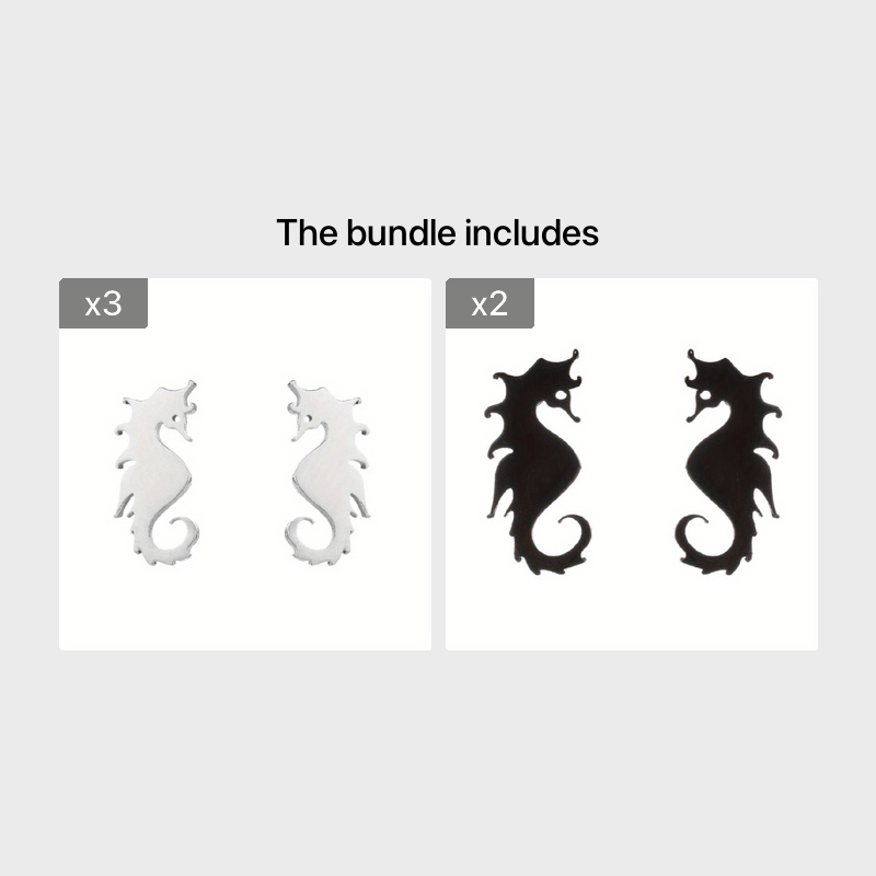 Men's Animal Pattern Niche Earrings Stud Ornaments