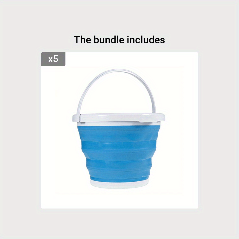 Ketsicart 1X(RUNDONG AUTO Accessories 4L Folding Telescopic Bucket