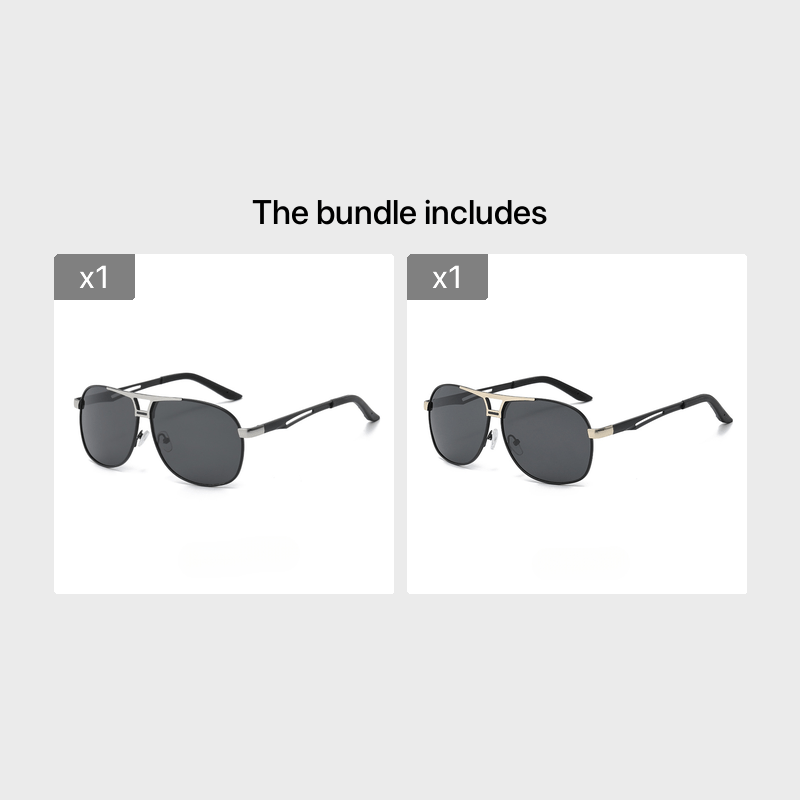 Uv Protection Polarized Sunglasses Men's Classic Mixed Color - Temu