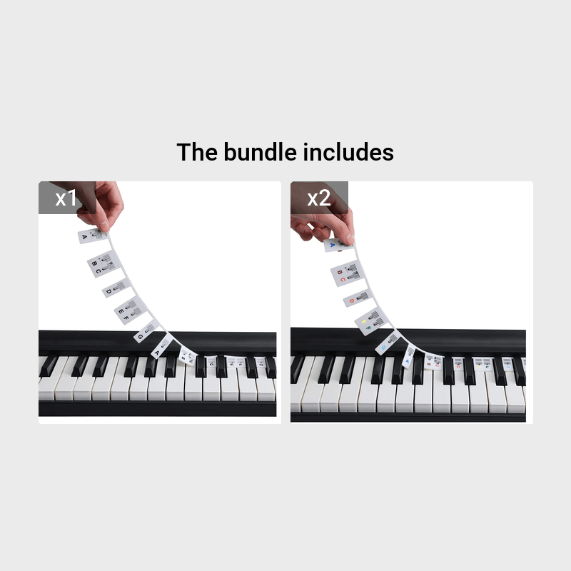 Removable Piano Keyboard Note Labels Silicone Piano Notes - Temu