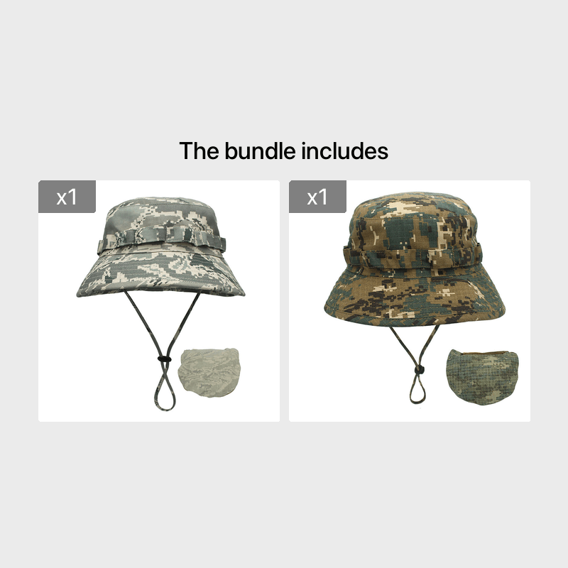 Camouflage Mountaineering Basin Hat Outdoor Sun Protection Hat
