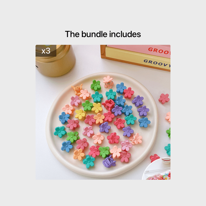 50pcs Mini Hair Claw Clips For Baby And Girl