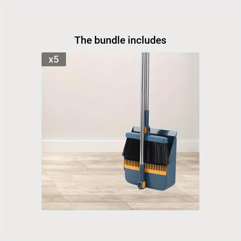 YANXUS Long Handle Broom and Dustpan Set/Dust Pan and