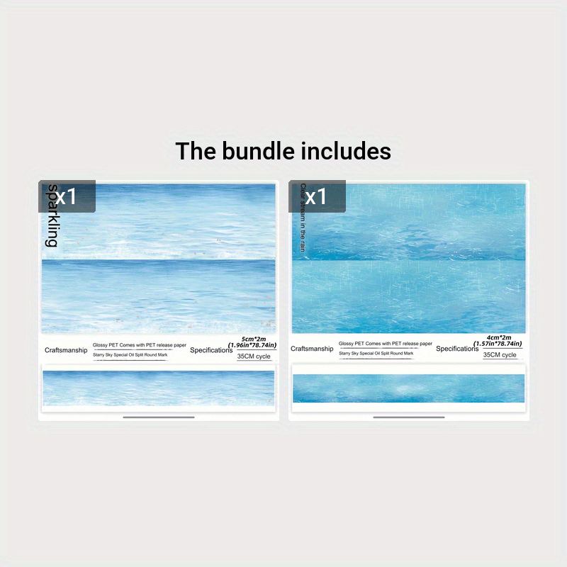 Image of Two-meter Roll Of Ceenie And Paper Tape Handbook Material Sticker With Release Paper Special Ink Decorative Tape