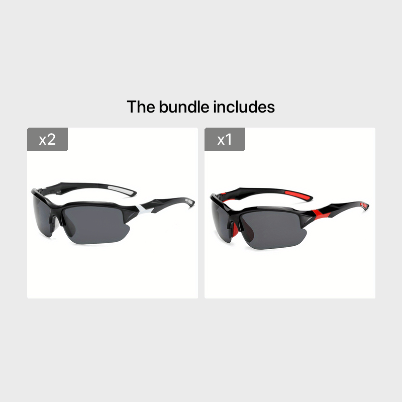 Vimbloom Gafas de Sol Hombre Polarizadas Gafas Sol Deportivas Para Correr  Pesca Conducer Ciclismo Golf Running VI367