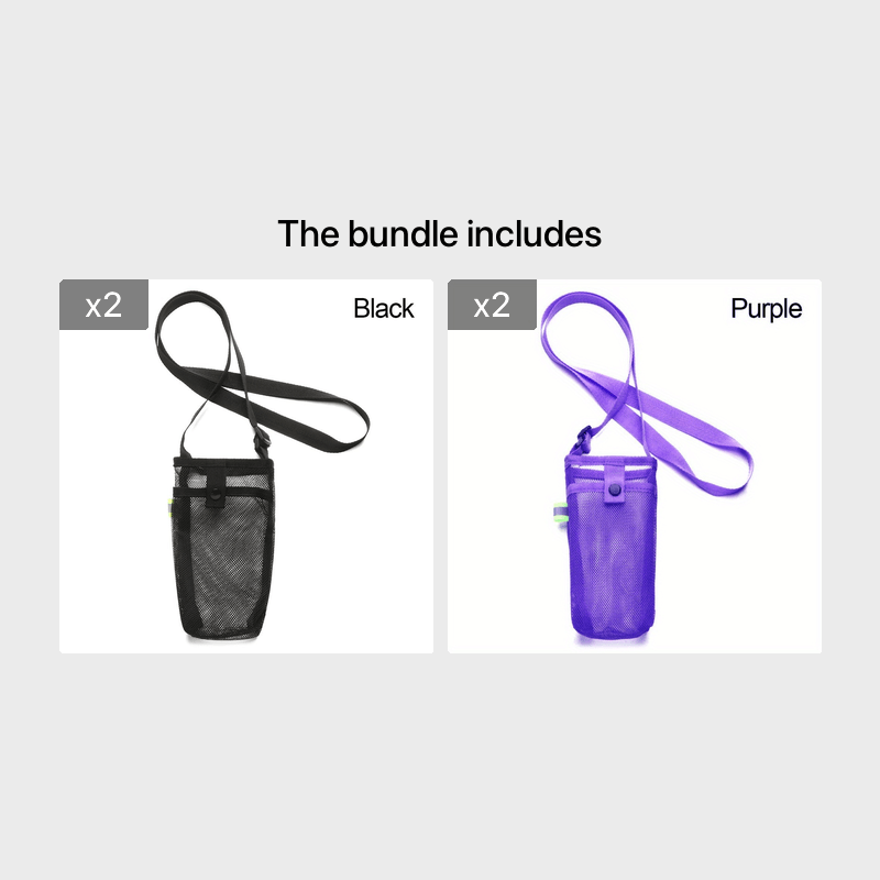 Water Bottle Mobile Phone Mesh Pouch Perfect Beach Outdoor - Temu Canada