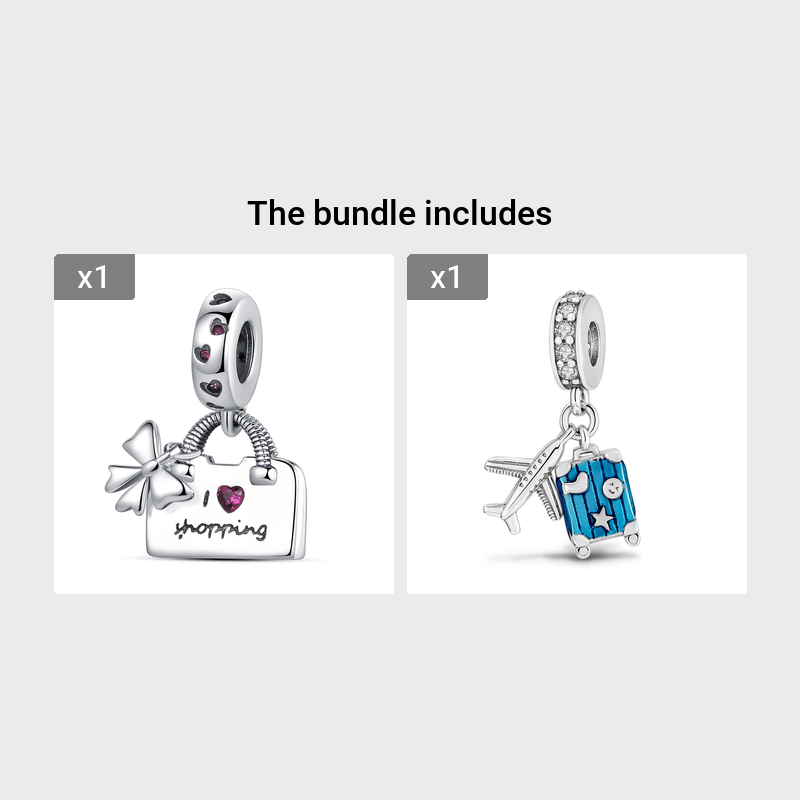 Mula 925 Sterling Silver Charms For Bracelets And Necklaces Lipstick And  Bag Dangle Pendants Tower Camera Beads Charms Jewelry G