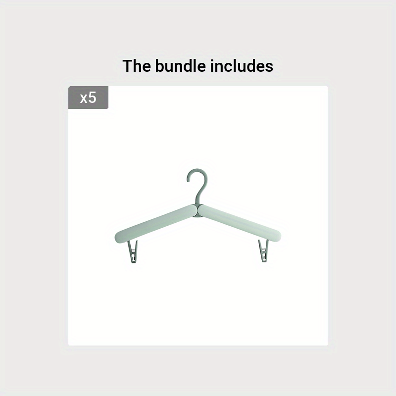 Multifunctional Folding Clothes Hanger for Travel and Home Storage