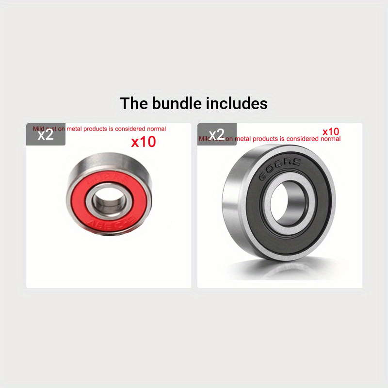 608ZZ Bearing Shielded 8mm Miniature Ball Bearings