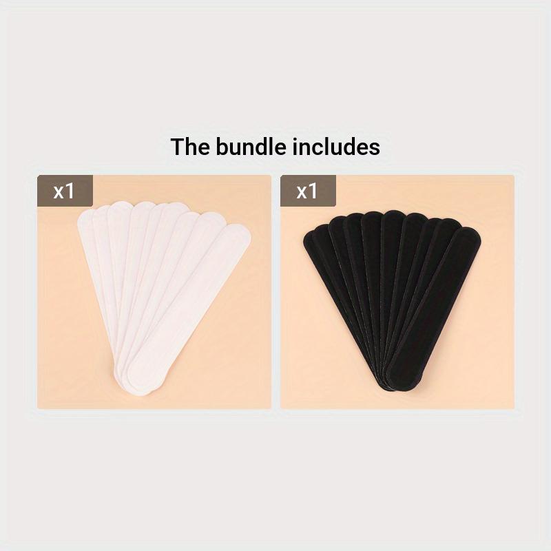 10 Pcs Hat Sweat Liner Disposable For Hats And Collar Self Adhesive Sticker