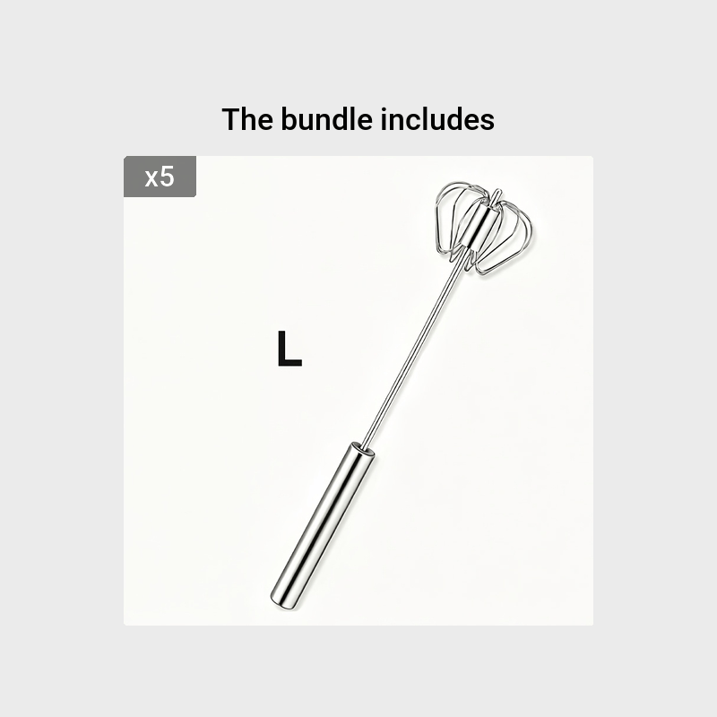 Hand-Push Egg Beater for Home Mixing and Blending