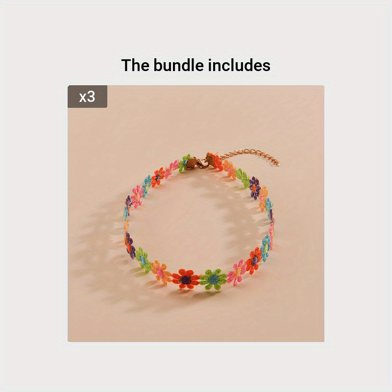 Darcy Flower Choker Clear