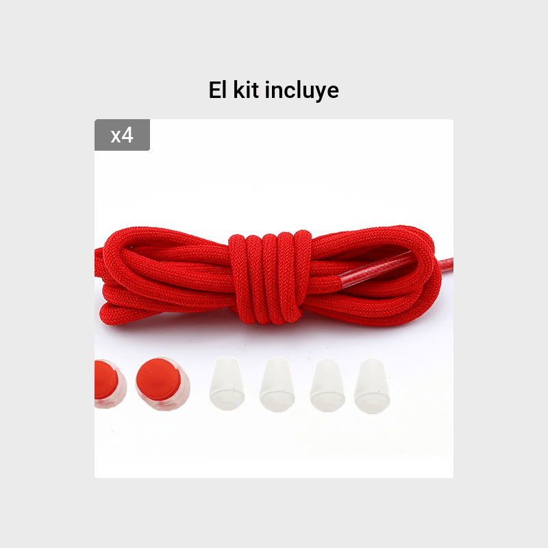 1 Par Cordones Elásticos Sin Atarse Incluyen 4 Broches - Temu Chile