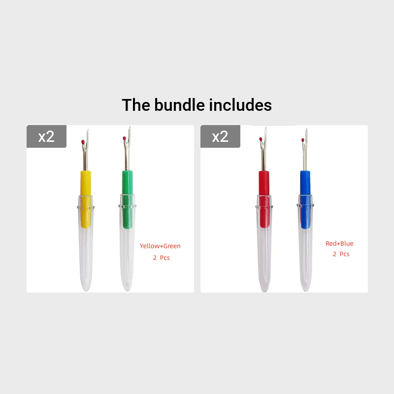 2PCS Sewing Products Seam Rippers for Sewing Seam Ripper and Thread Remover